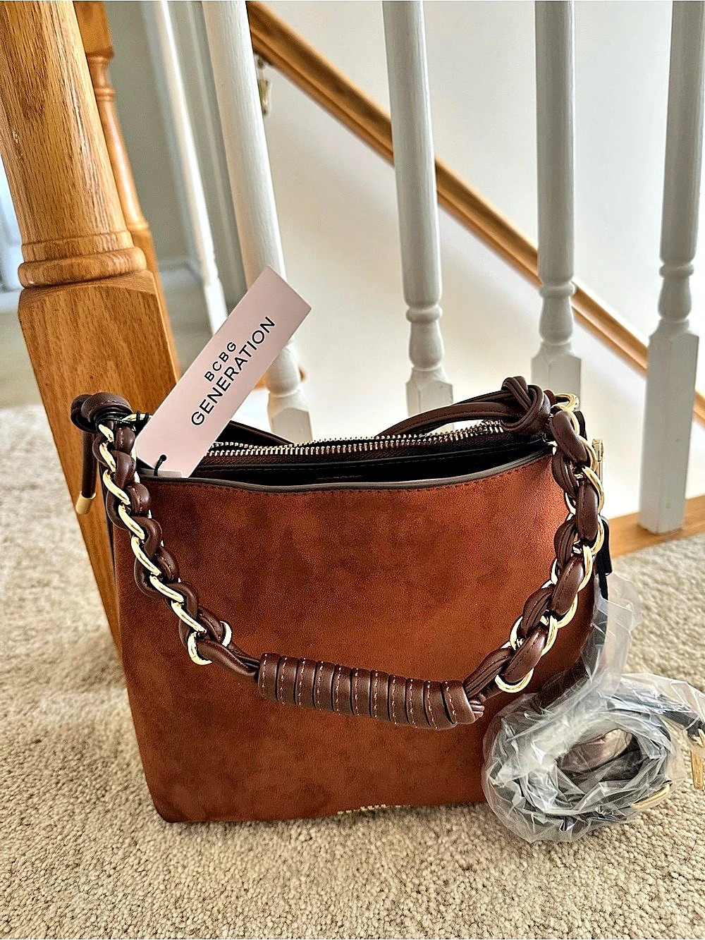 BCBG Generation Shoulder Bag in Brown NWT